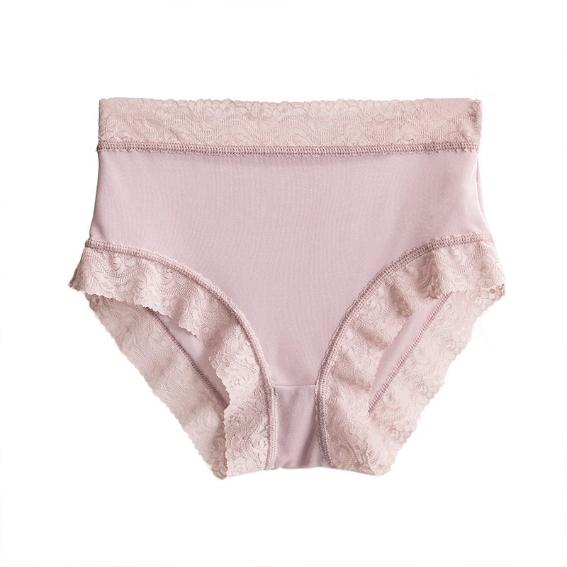 The Seamless Mulberry Silk Lace Hipster Briefs - Image 5