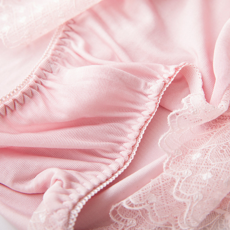 The Seamless Silk Lace Mid-Rise Briefs - Image 4