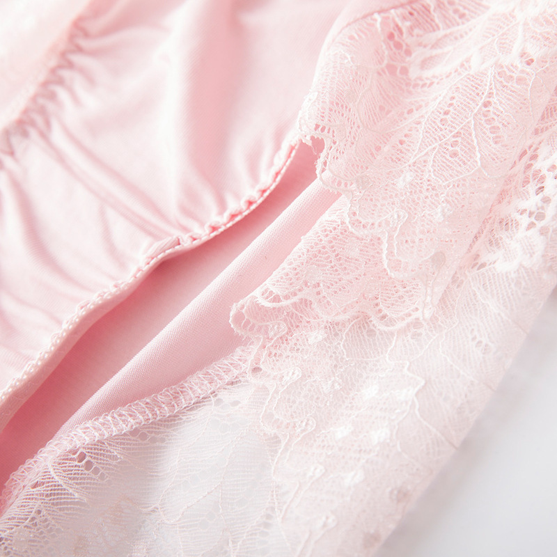 The Seamless Silk Lace Mid-Rise Briefs - Image 3