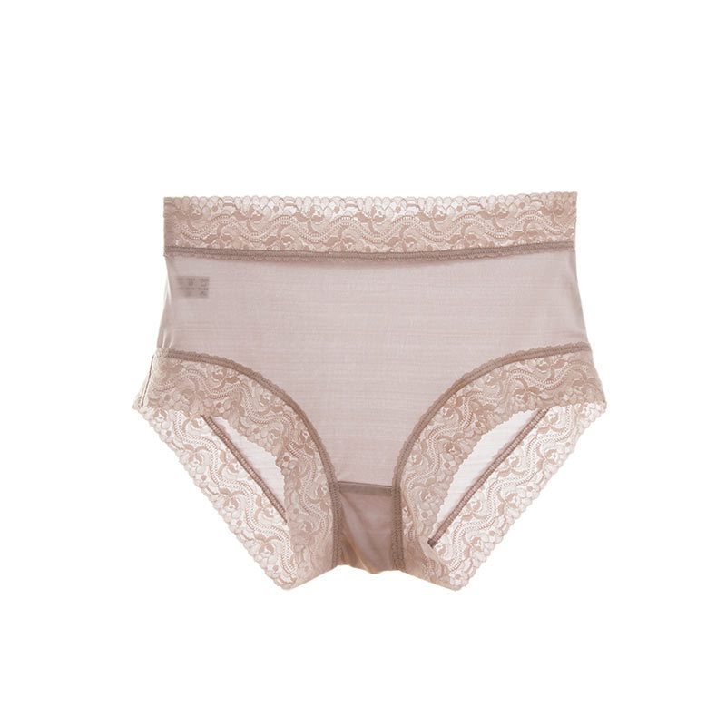 The Seamless Mulberry Silk Lace Boyshorts - Image 5