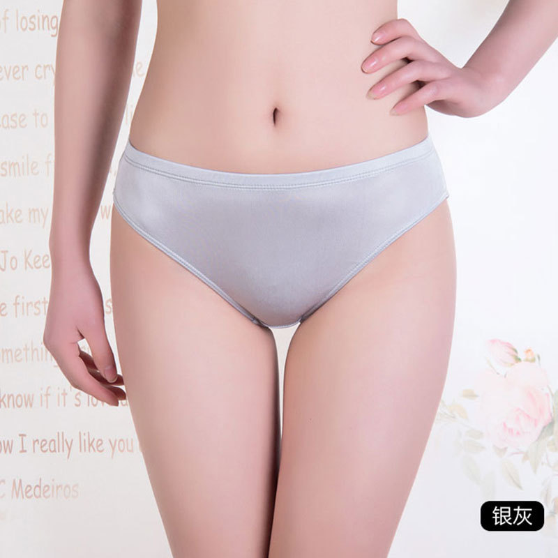 The Mulberry Silk Mid Waist Triangle Briefs