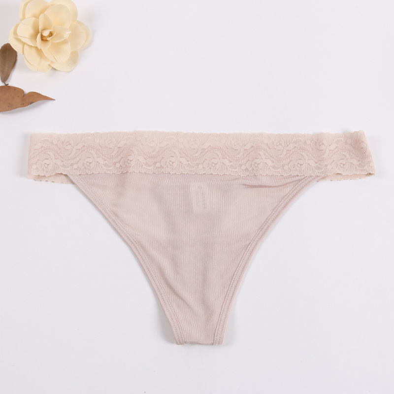 The Silk Low Rise T-Back Thong - Image 4