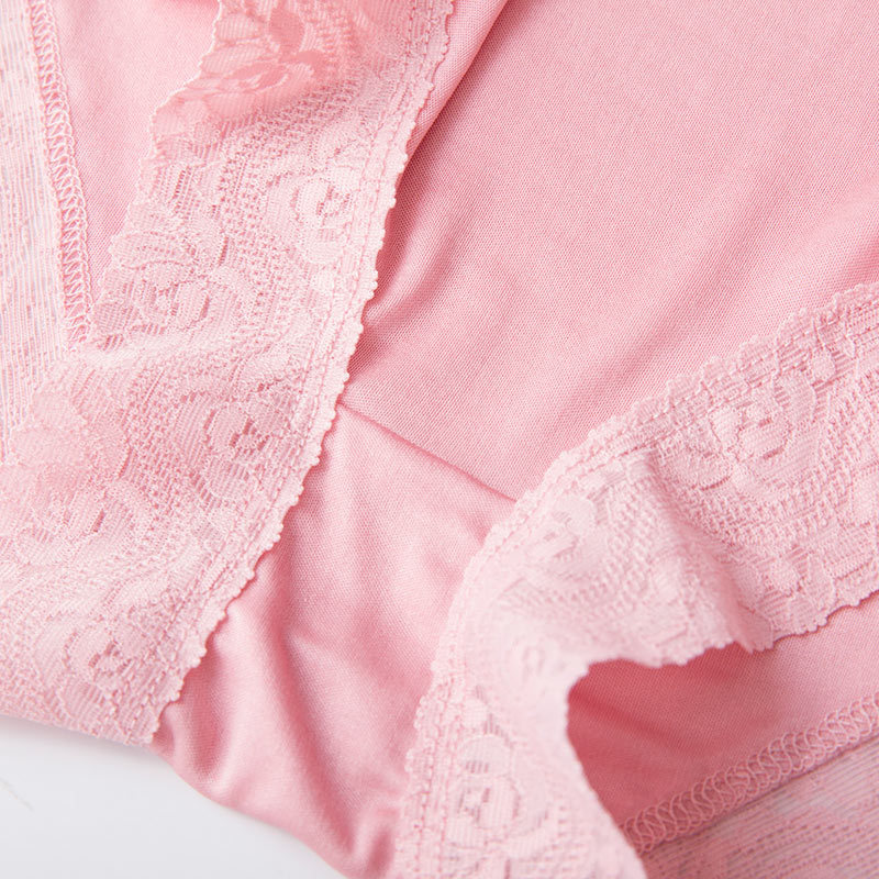 The Seamless Mulberry Silk Lace Boyshorts - Image 4