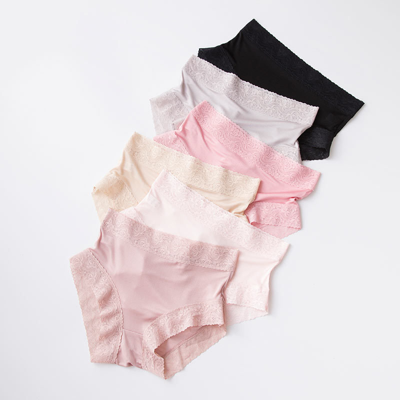 The Seamless Mulberry Silk Lace Boyshorts - Image 3