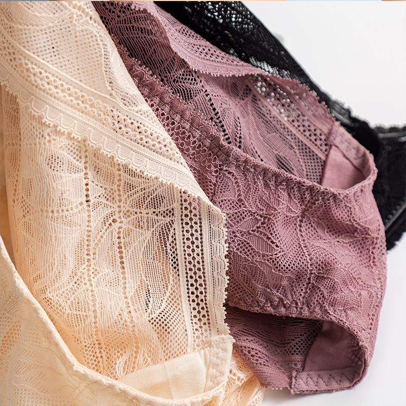 The Seamless Silk Lace Thong - Image 4