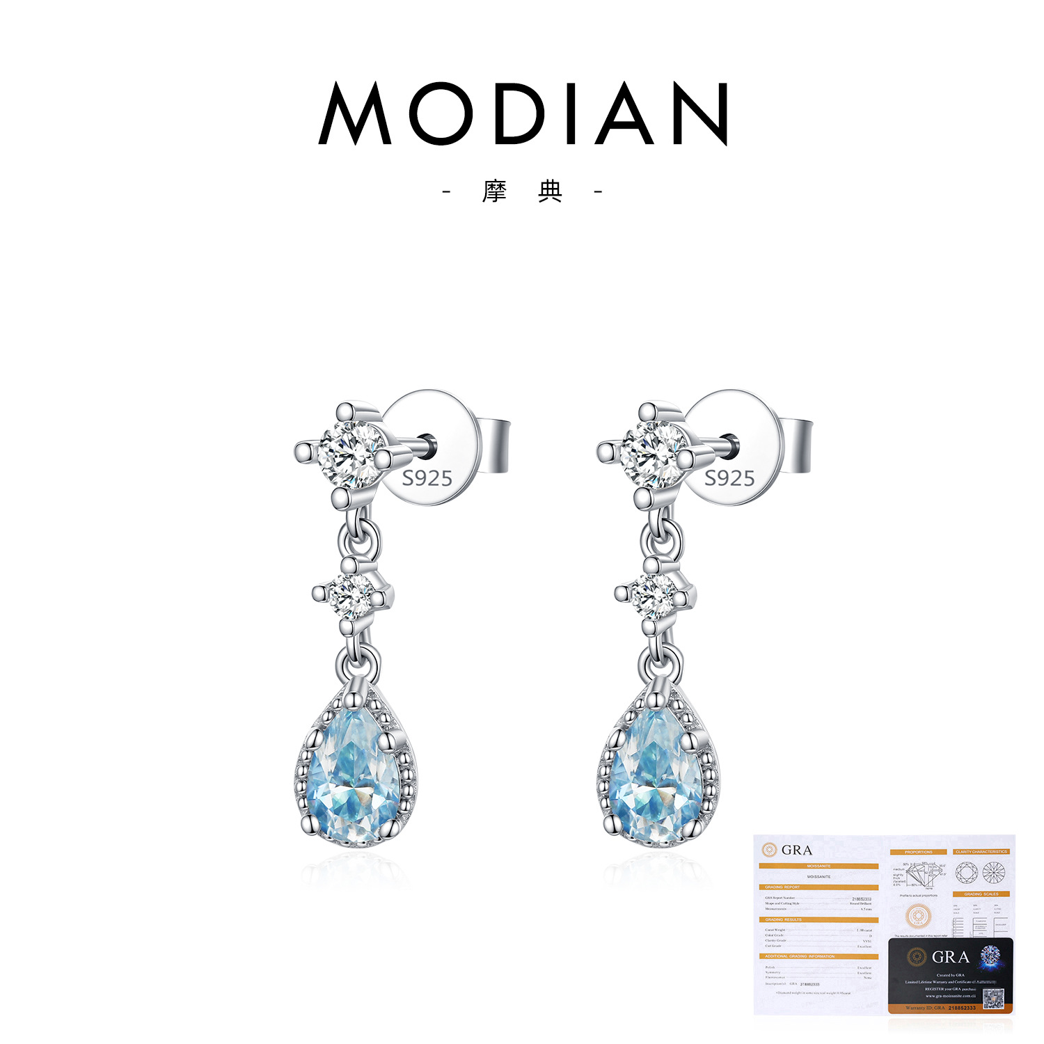 4.0*6.0mm Moissanite 0.5 carat*2