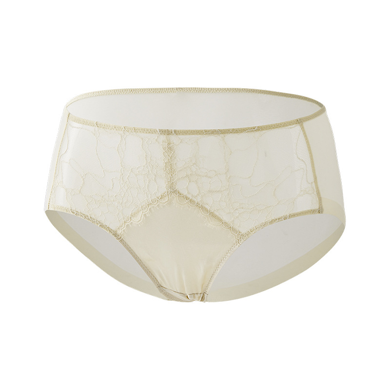 The Mulberry Silk Lace Mesh Triangle Briefs - Image 5