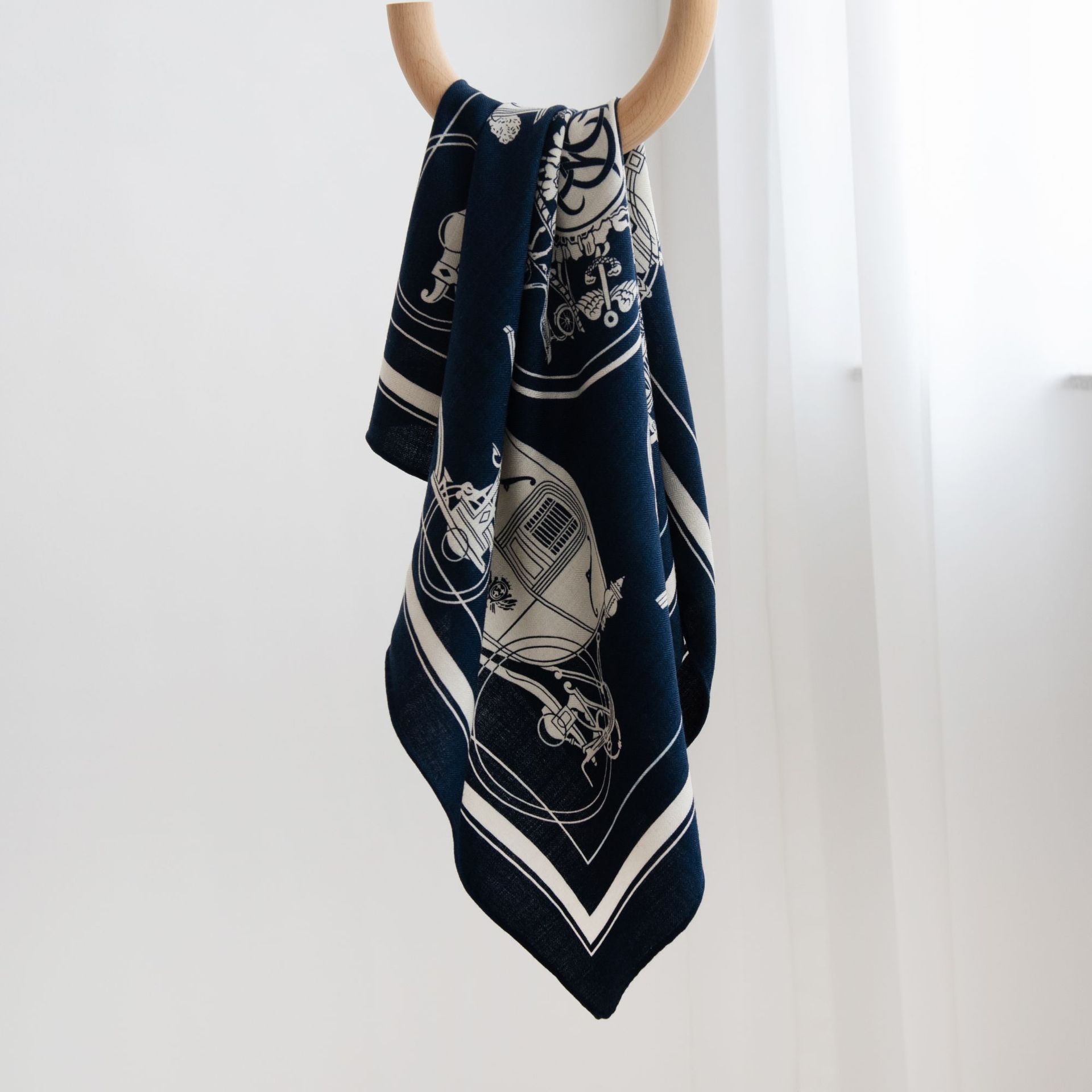 The Reversible Silk Animal Print Scarf