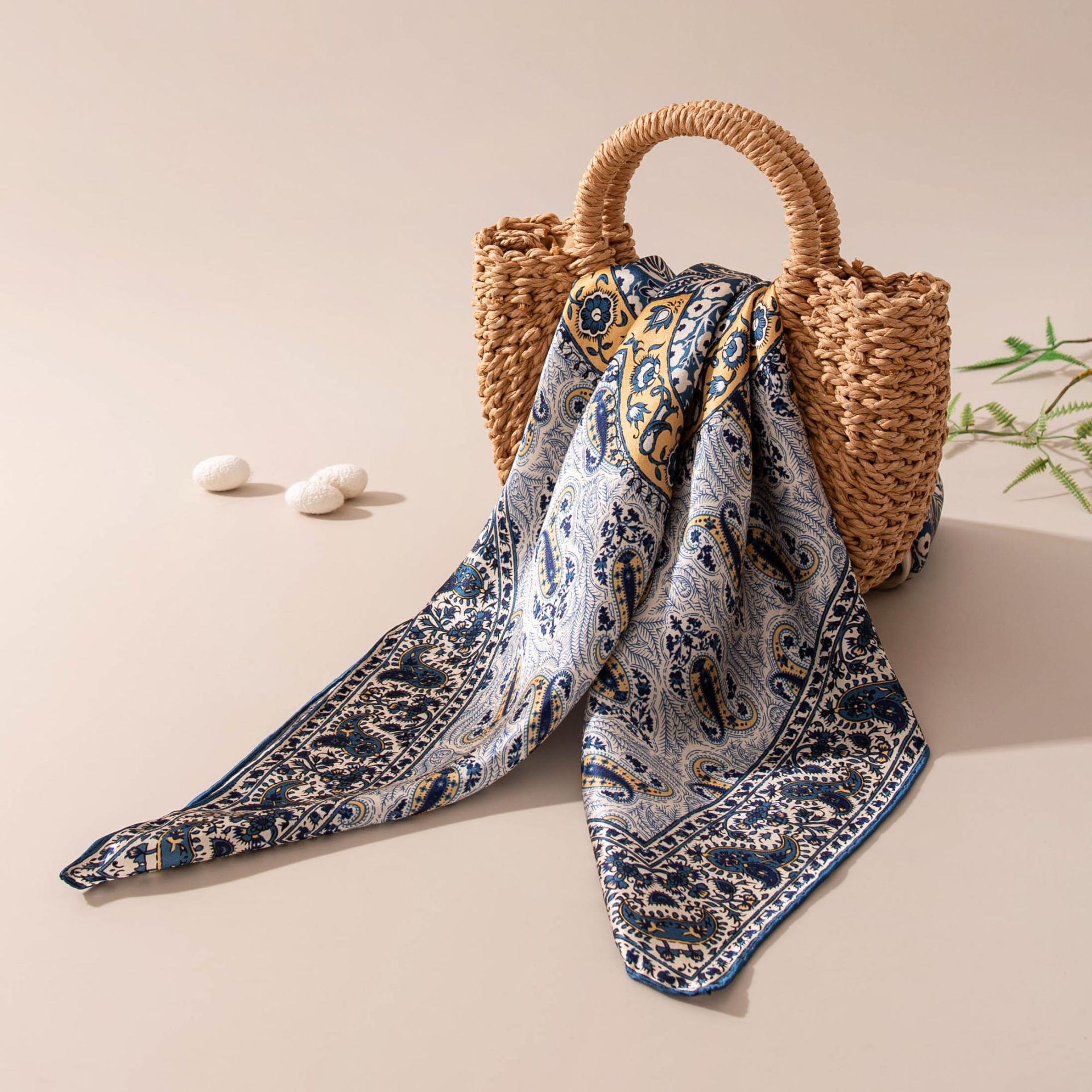 The Mulberry Silk Paisley Shawl - Image 3