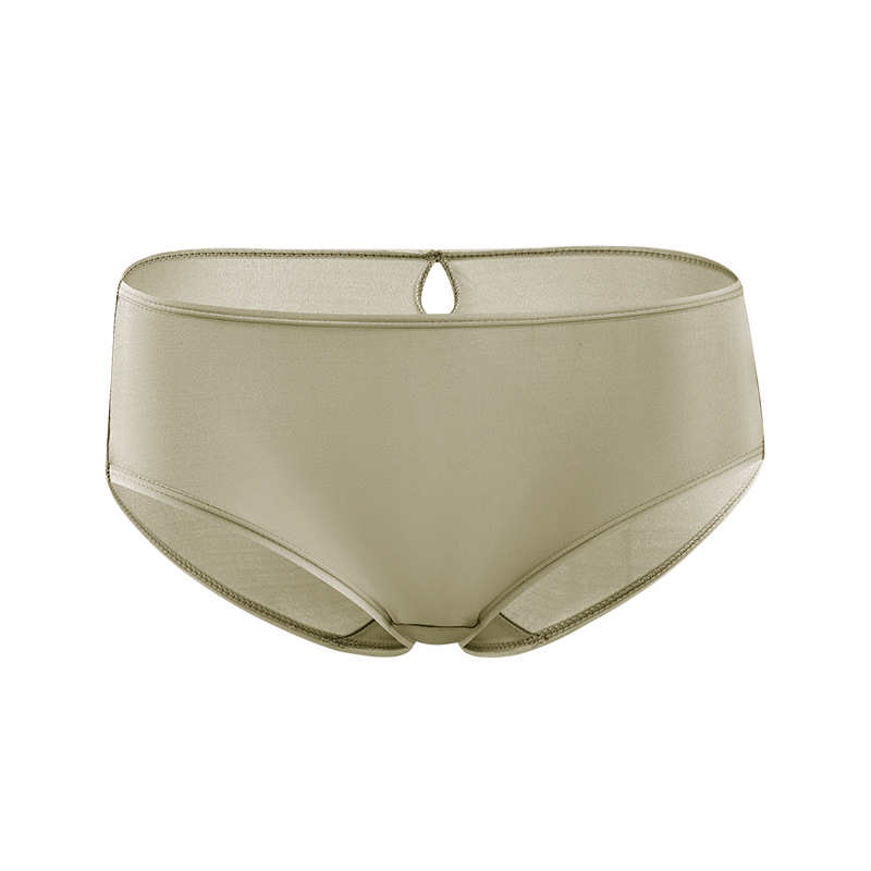 The Mulberry Silk High Waist Knitted Triangle Panties - Image 5