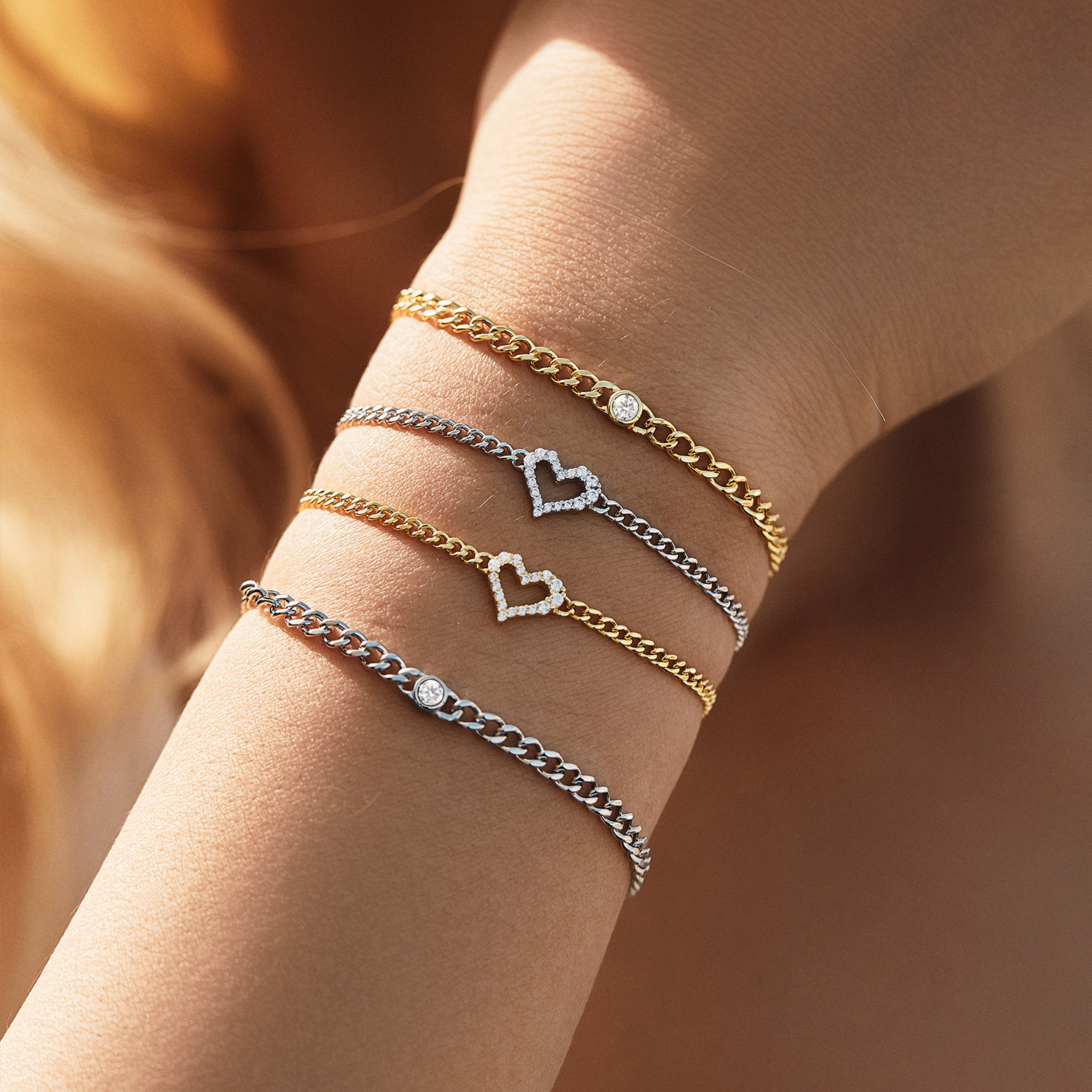 The D Color Moissanite S925 Sterling Silver Bracelet - Image 2