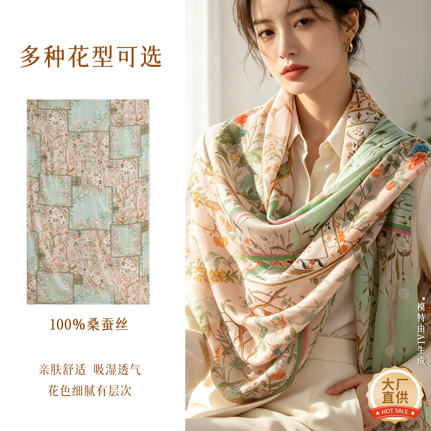 The Mulberry Silk Ring Scarf