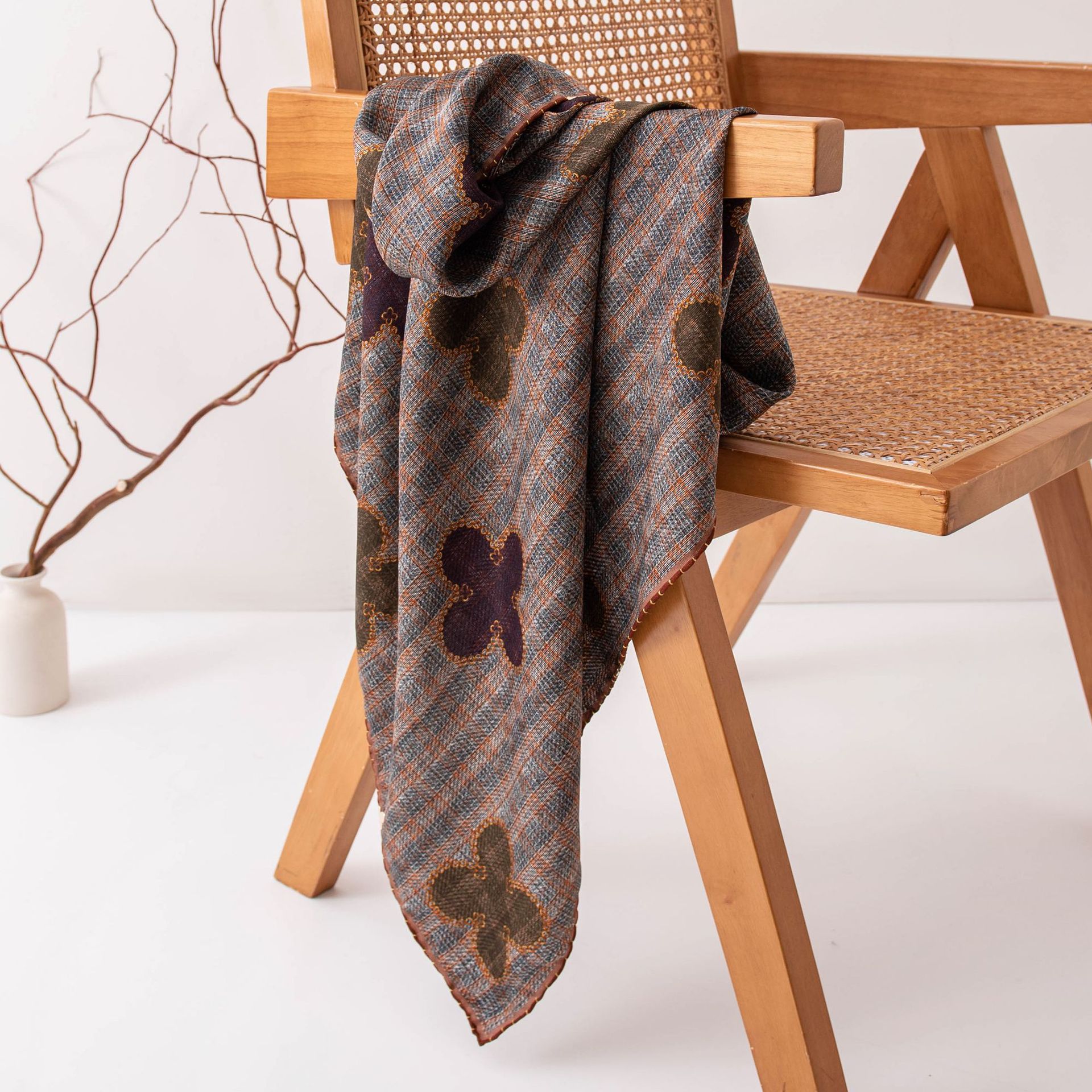 The Mulberry Silk Square Scarf - Image 4