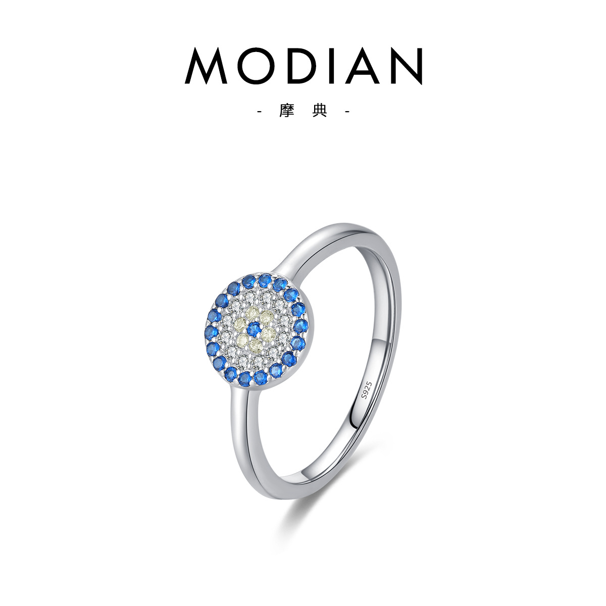 The Vintage S925 Sterling Silver Evil Eye Ring - Image 5