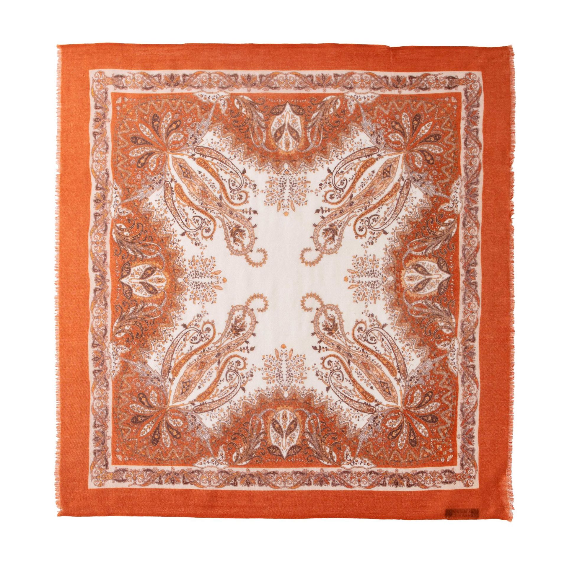 FHY25-7092-3 Orange Vintage Pattern
