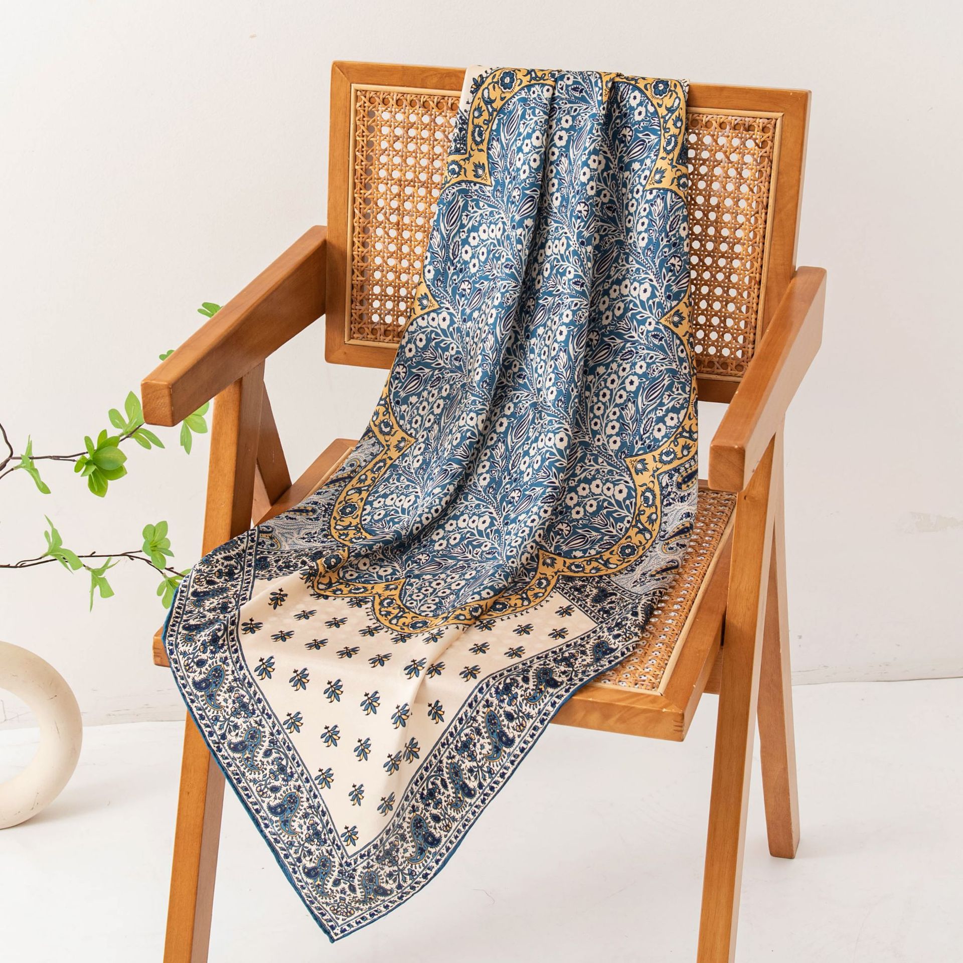 The Mulberry Silk Paisley Shawl