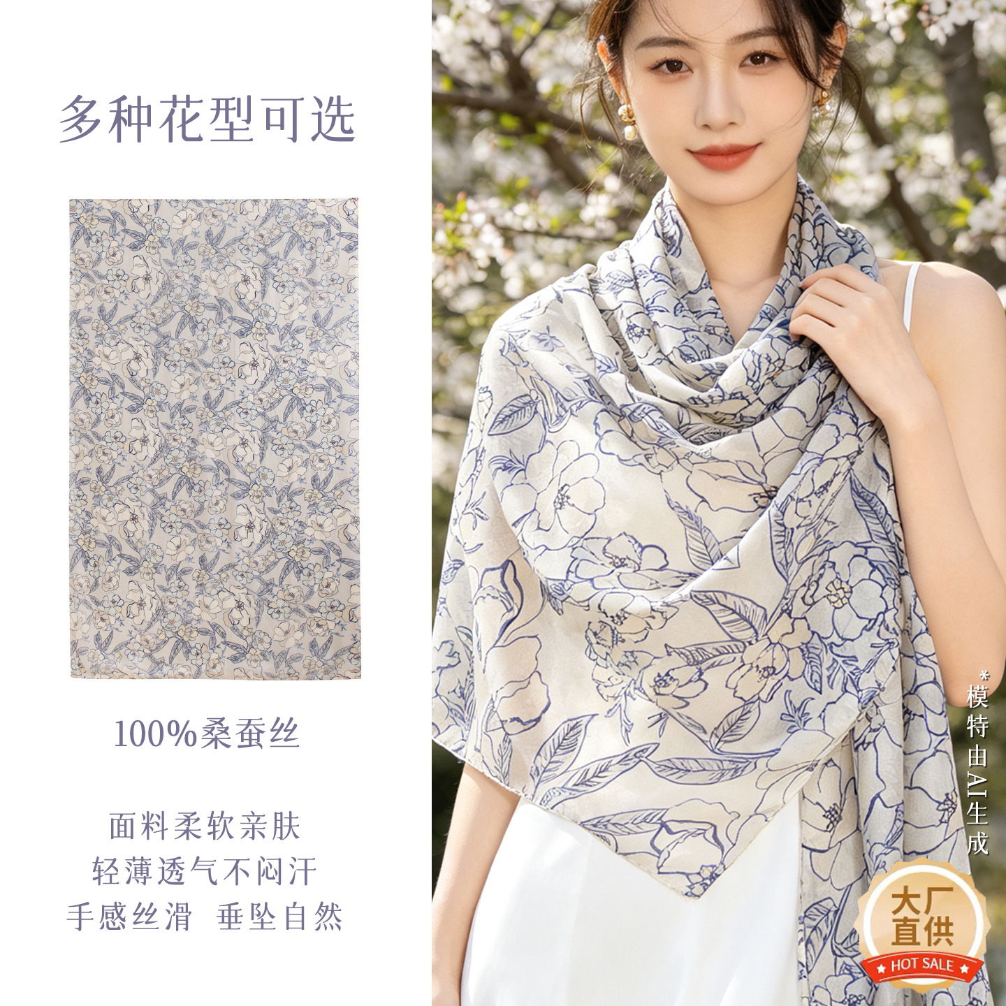The Silk Neck Protection Shawl