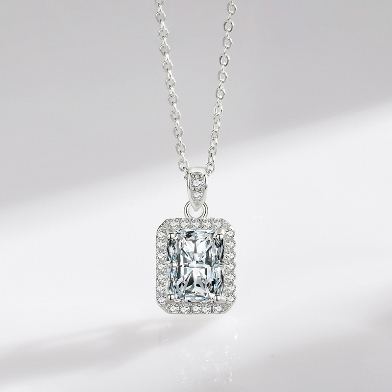 The Sterling Silver Zircon Necklace - Image 4