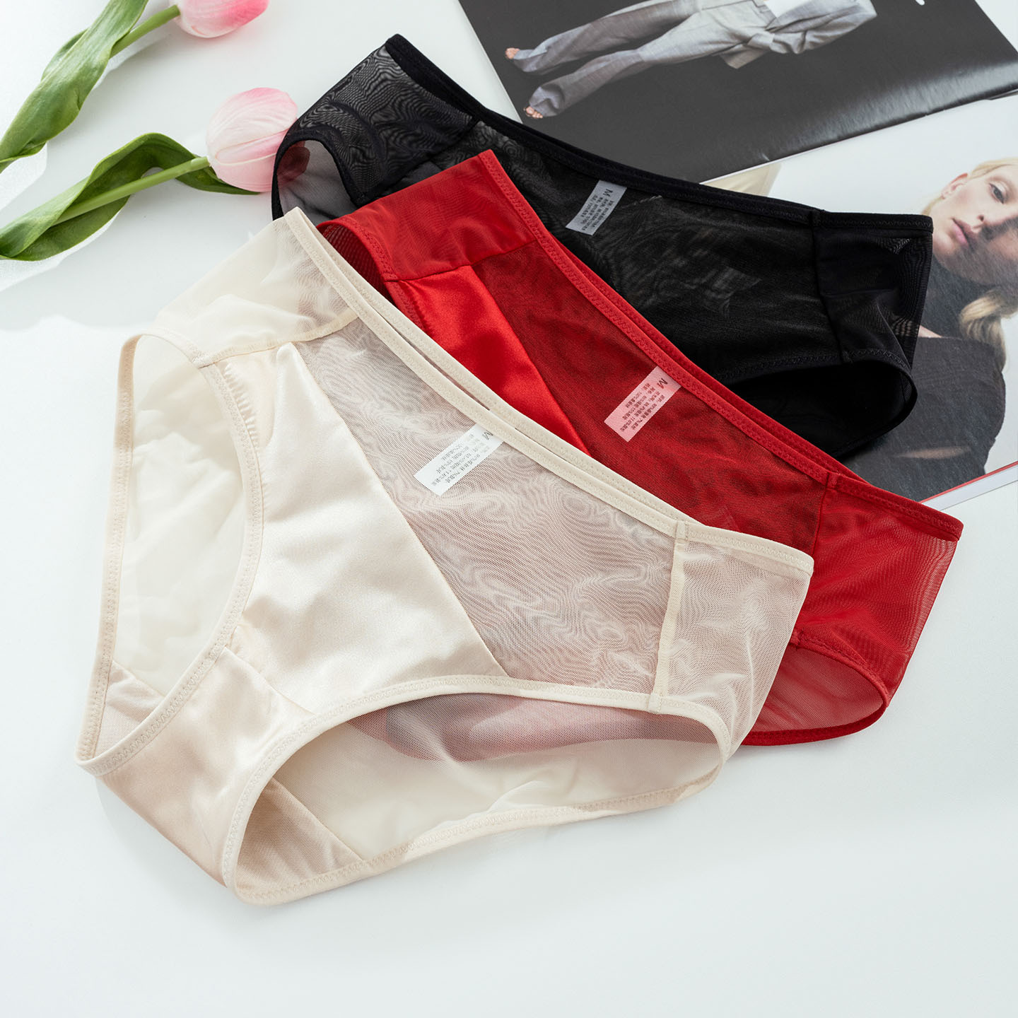 The Silk Mid-Rise Bikini Briefs - Image 4