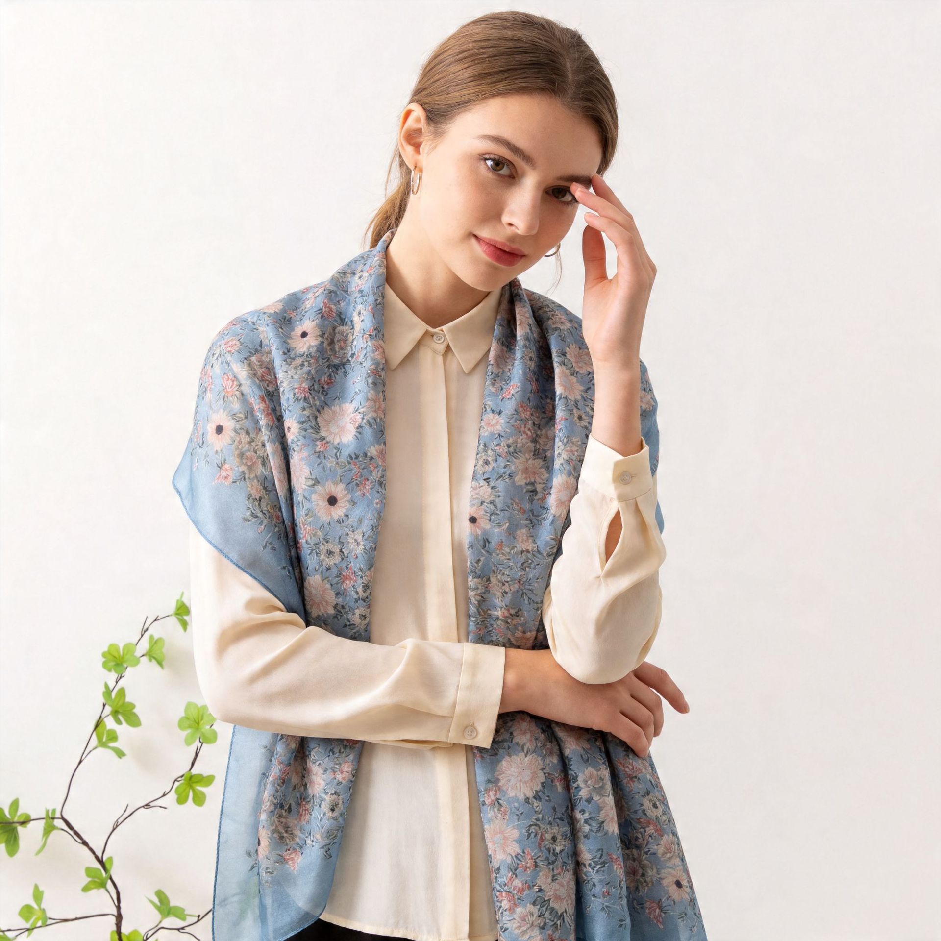 The Lightweight Silk Beach Wrap