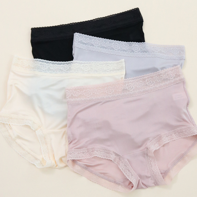 The Mulberry Silk Mid-Rise Triangle Panties