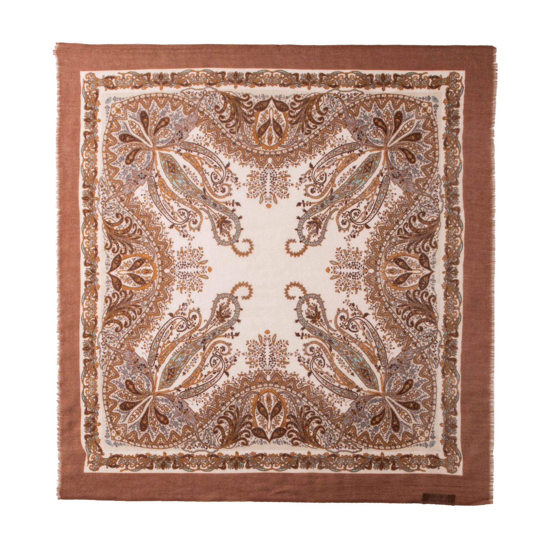 FHY25-7092-1 Brown Vintage Pattern