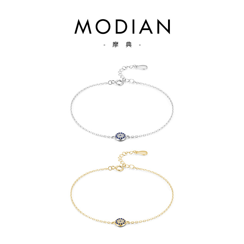 The S925 Sterling Silver Evil Eye Bracelet - Image 5