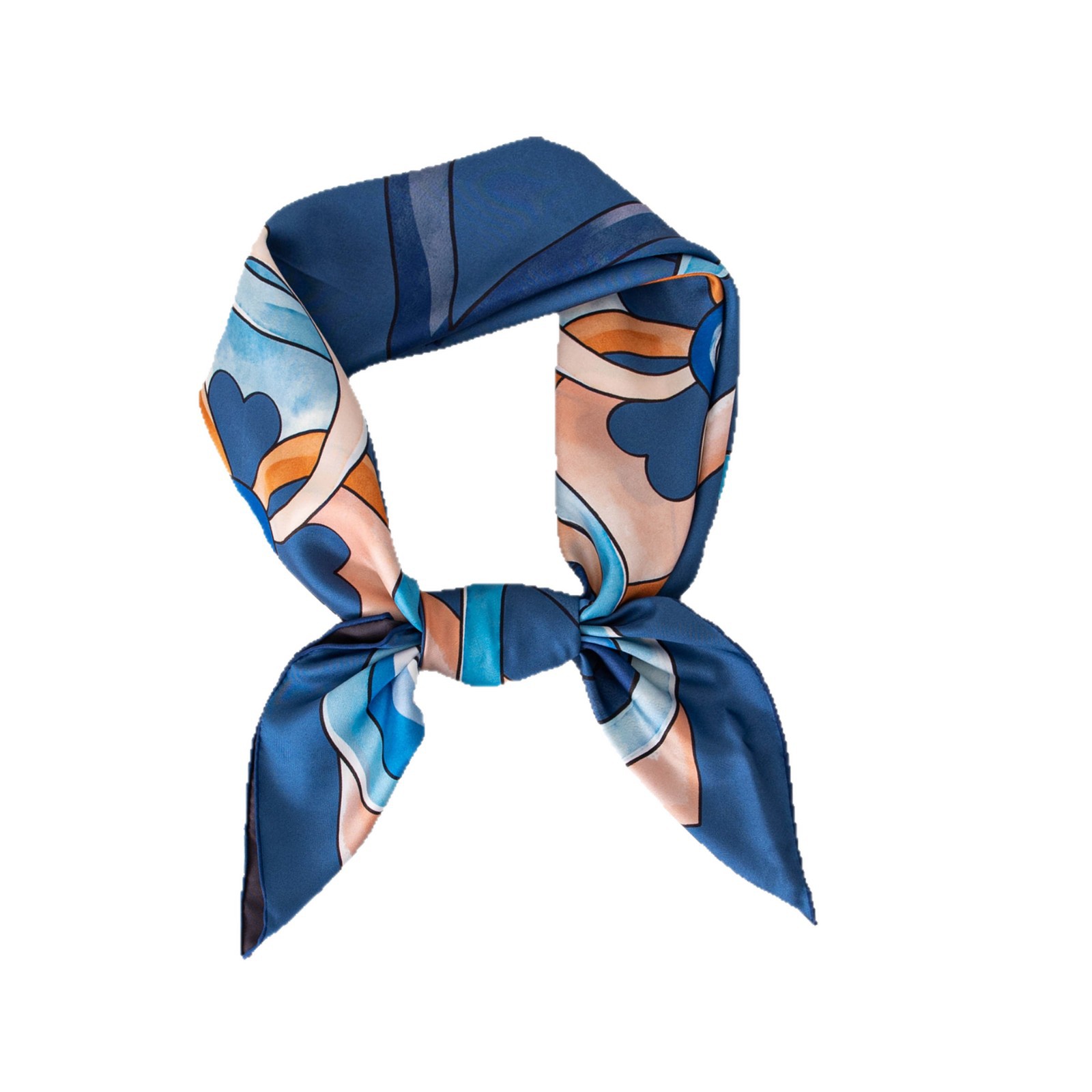 The Mulberry Silk Double-Sided Print Neck Scarf - Image 5