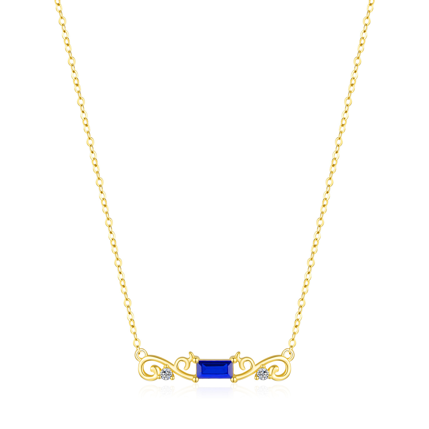 The S925 Sterling Silver Vintage Rhinestone Necklace - Image 5
