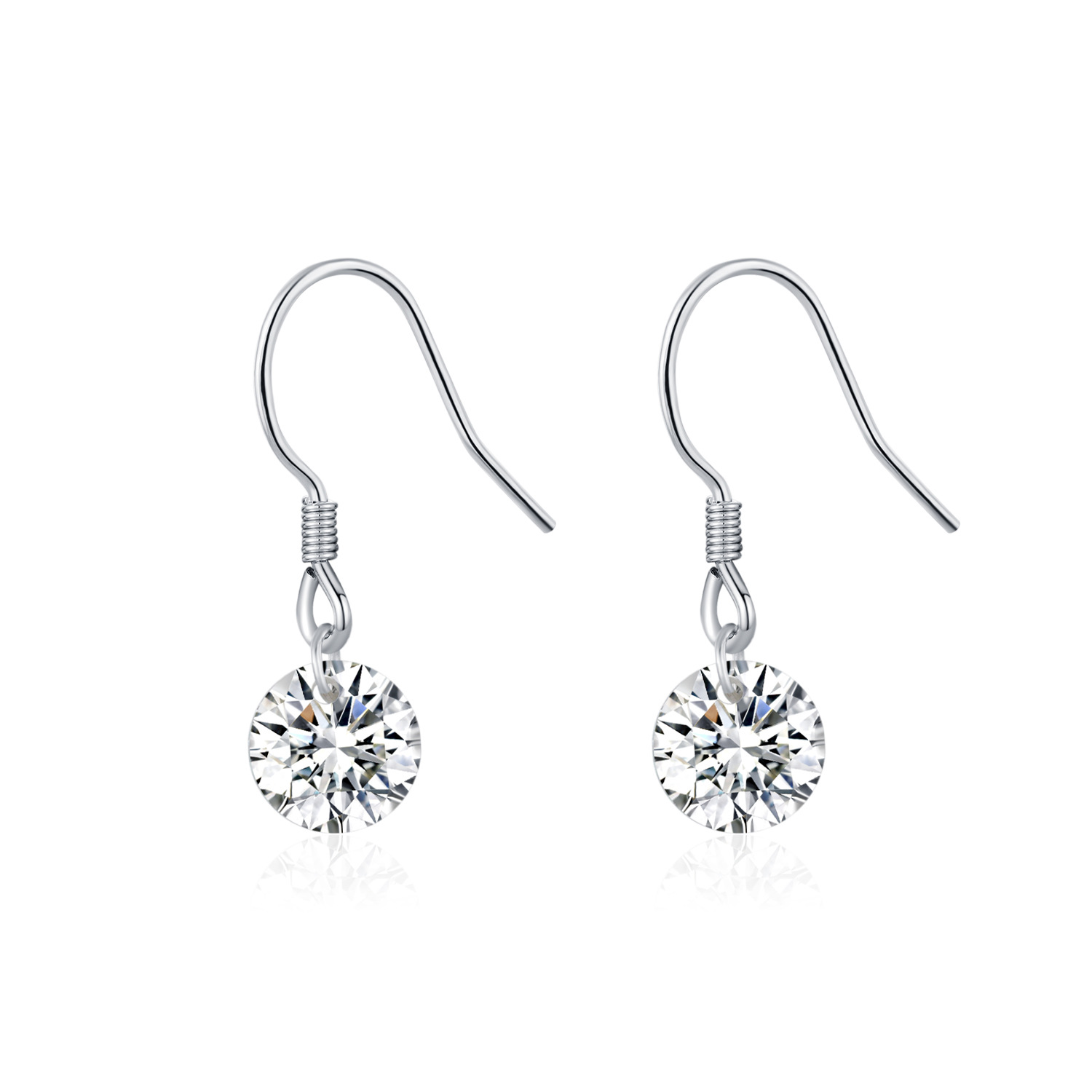 The 1 Carat Moissanite S925 Sterling Silver Earrings - Image 5