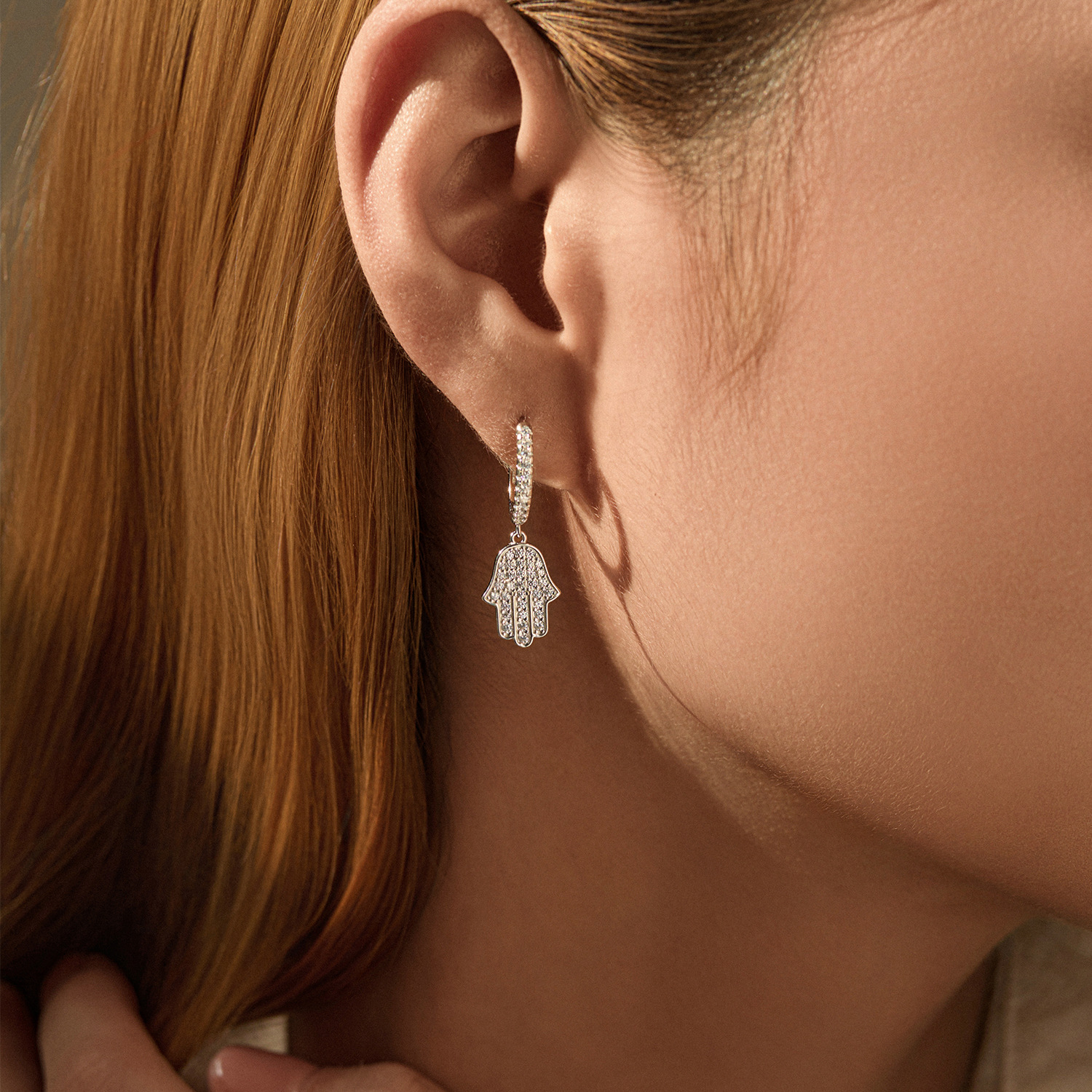 The Sterling Silver Palm Earrings - Image 2