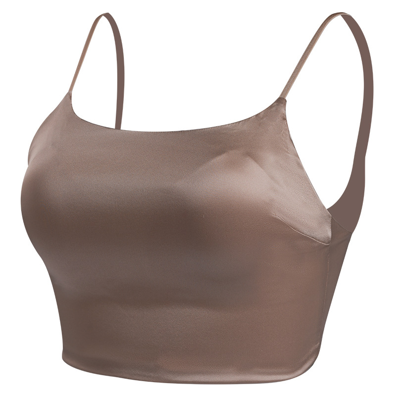 The Mulberry Silk Padded Camisole with Built-in Bra - Image 5