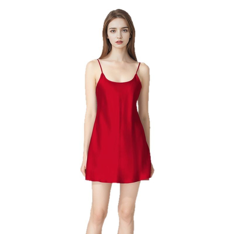 The 19 Momme 100% Mulberry Silk Short Slip Dress - Image 3