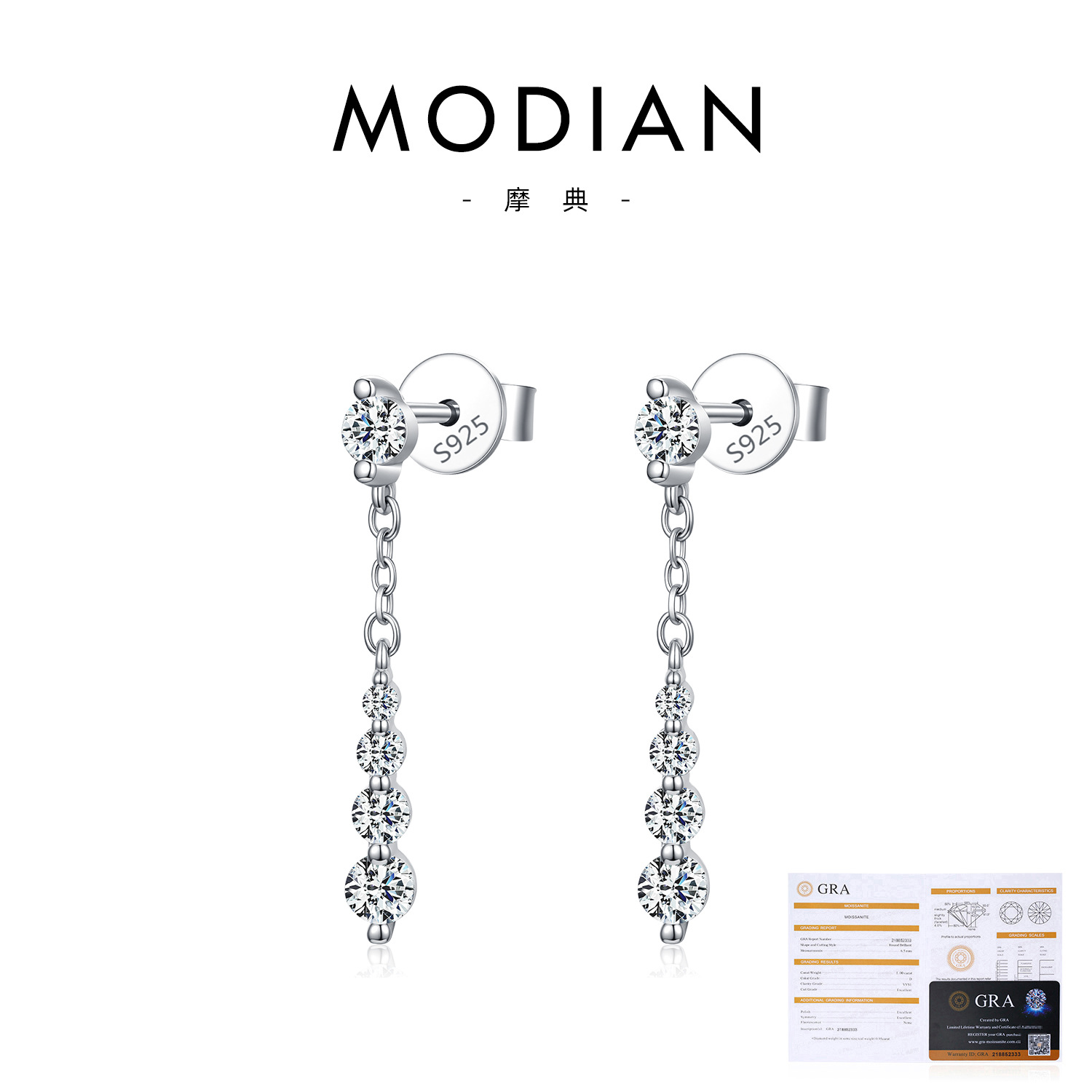 61 points total 10 moissanite stones