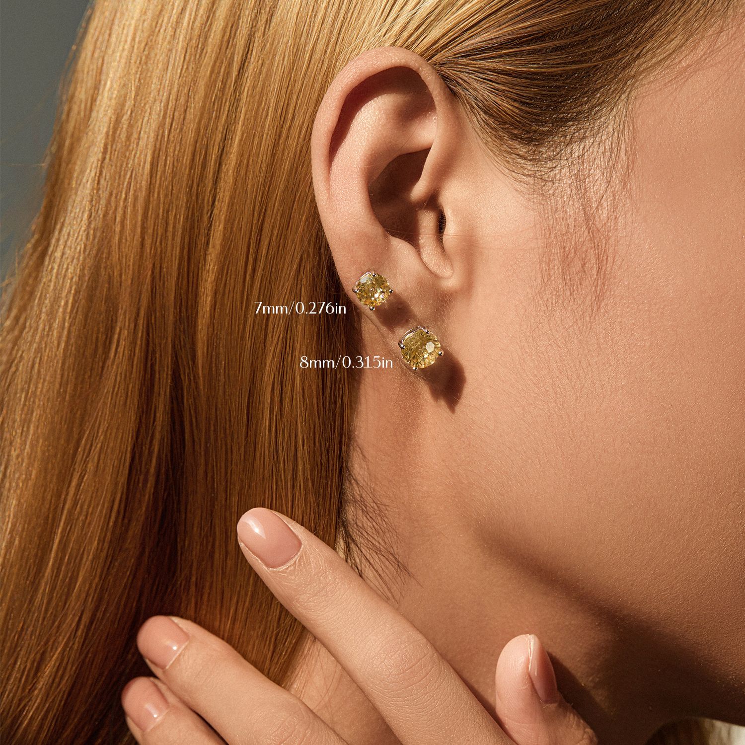 The S925 Sterling Silver Firework Cut Earrings - Image 3