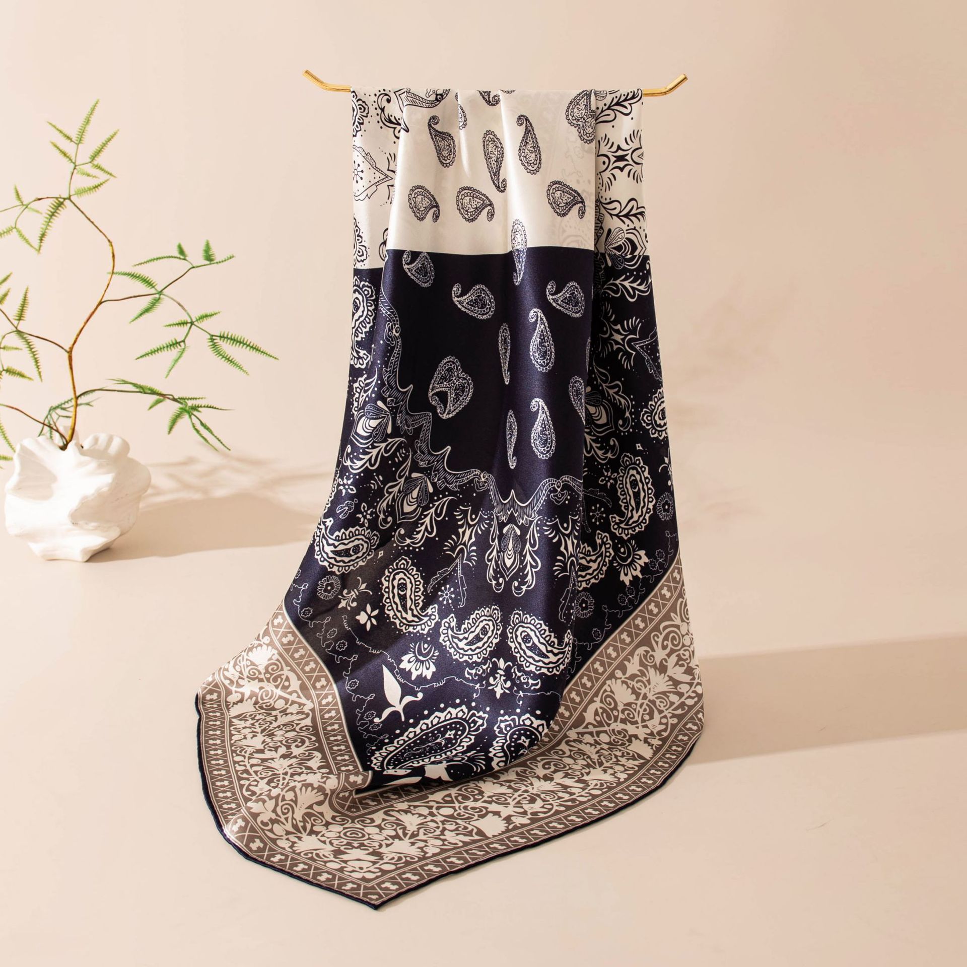 The Hand-Rolled Mulberry Silk Neck Scarf - Image 2