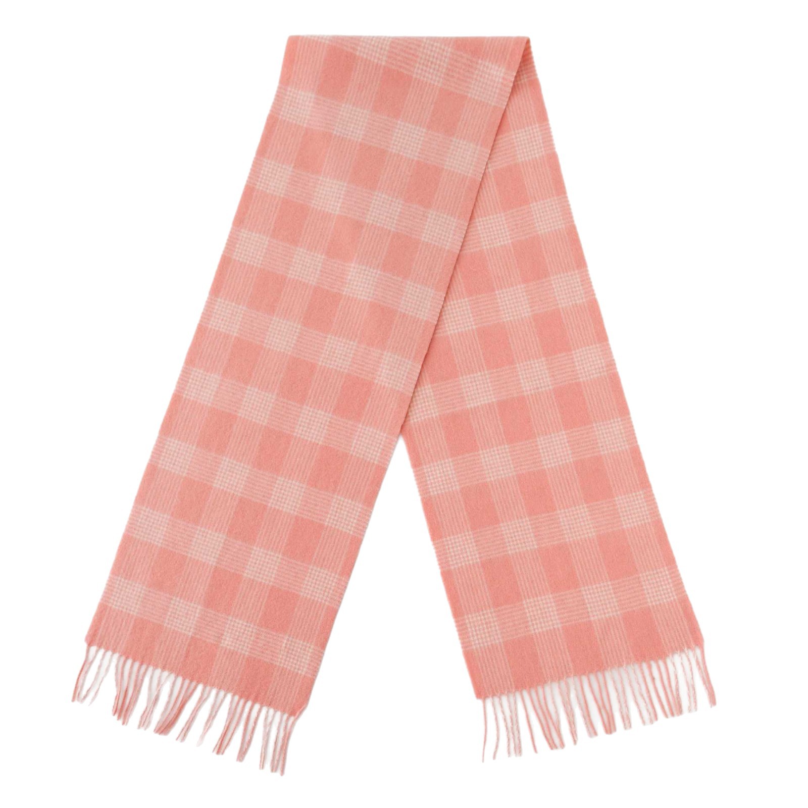 The Plaid Wool Scarf with Fringe - Image 5