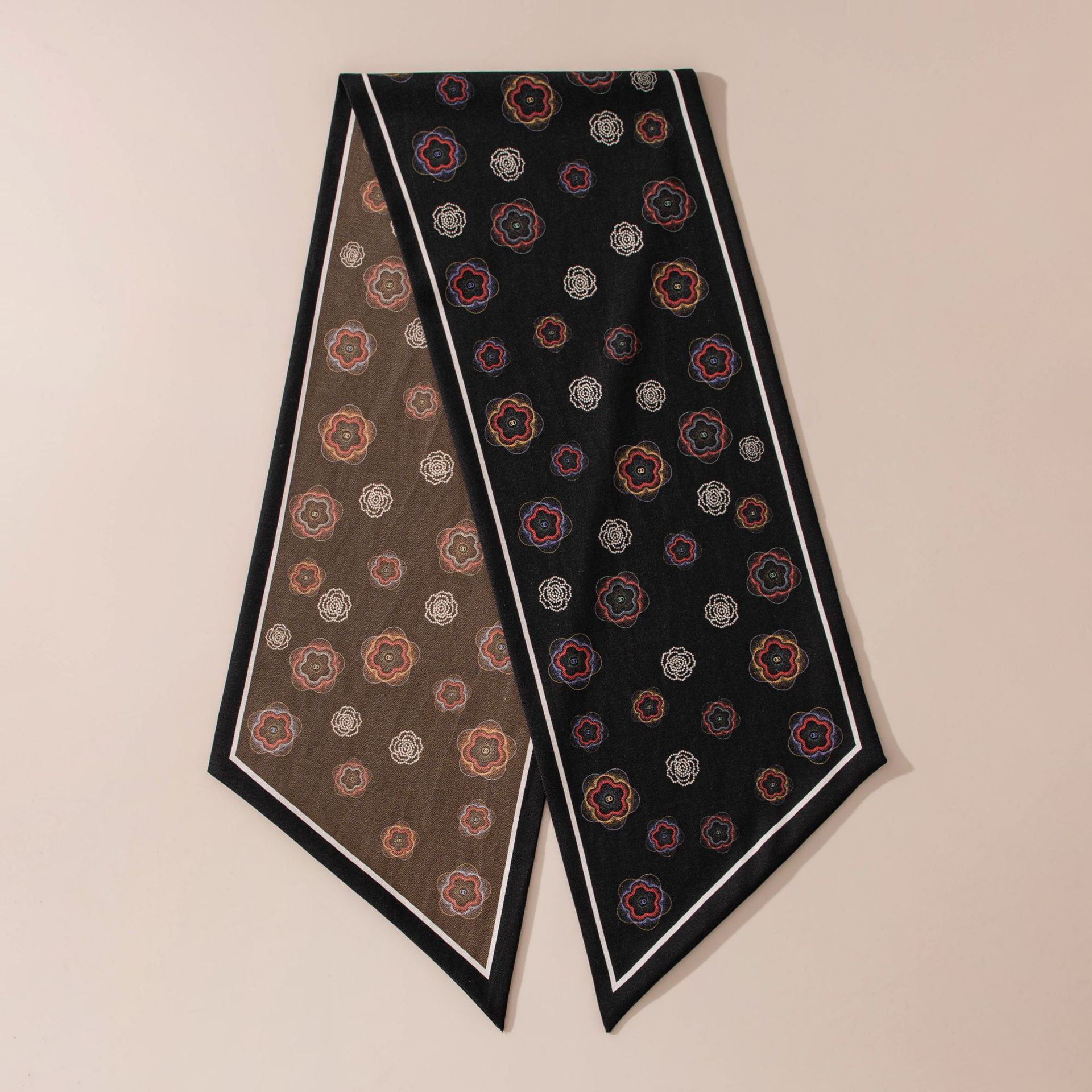 FHZ25-90238-1 Double-Layer Two-Tone Small Flowers