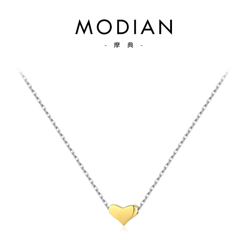 The S925 Sterling Silver Mini Heart Necklace - Image 5