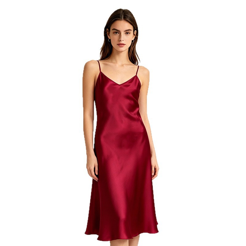 The 100% Mulberry Silk Mid-Length Nightgown - Image 5