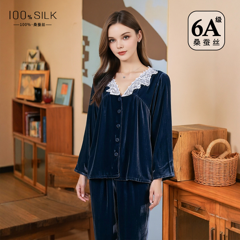 The Silk Long Sleeve Pajama Set - Image 2