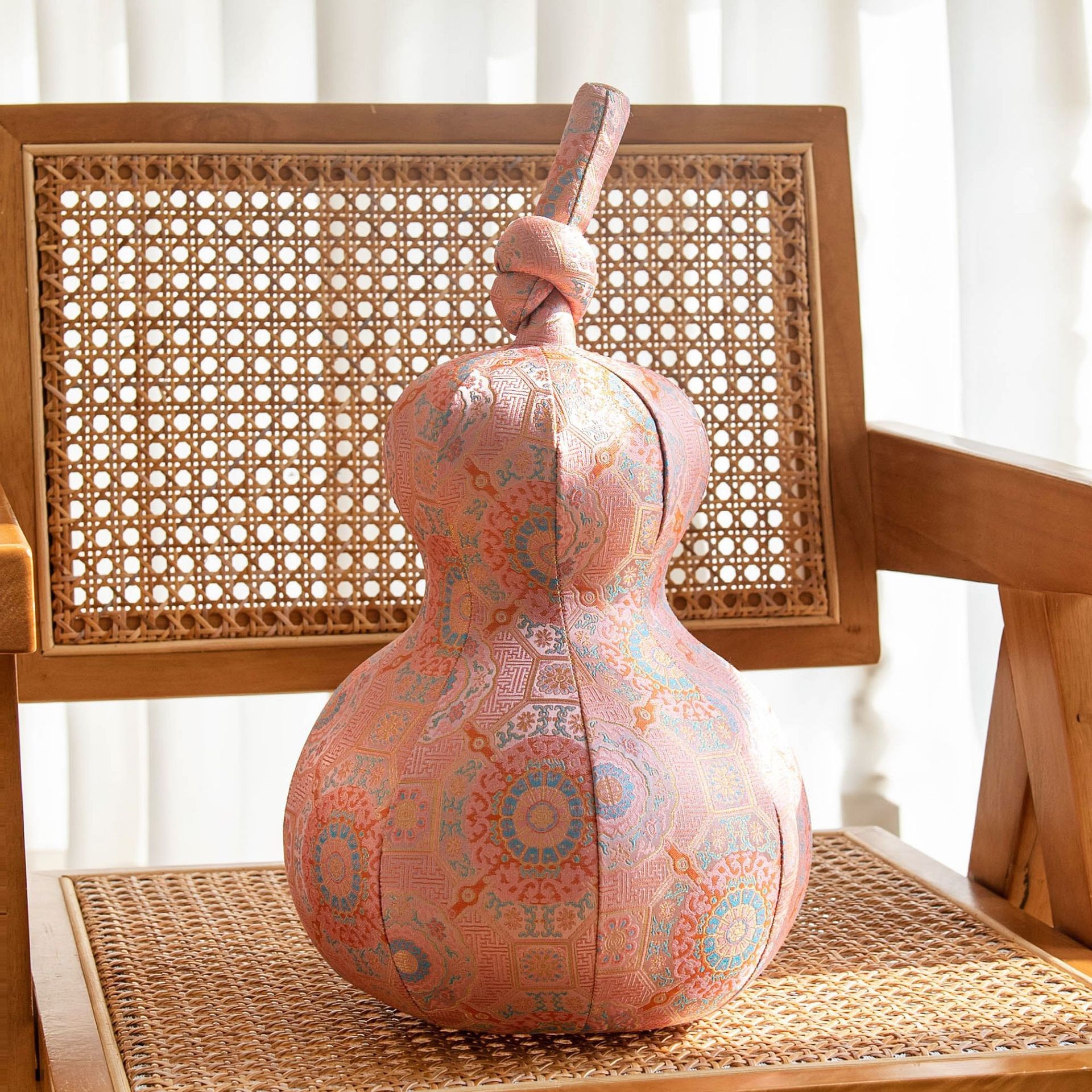 The Silk Brocade Gourd Ornament - Image 4