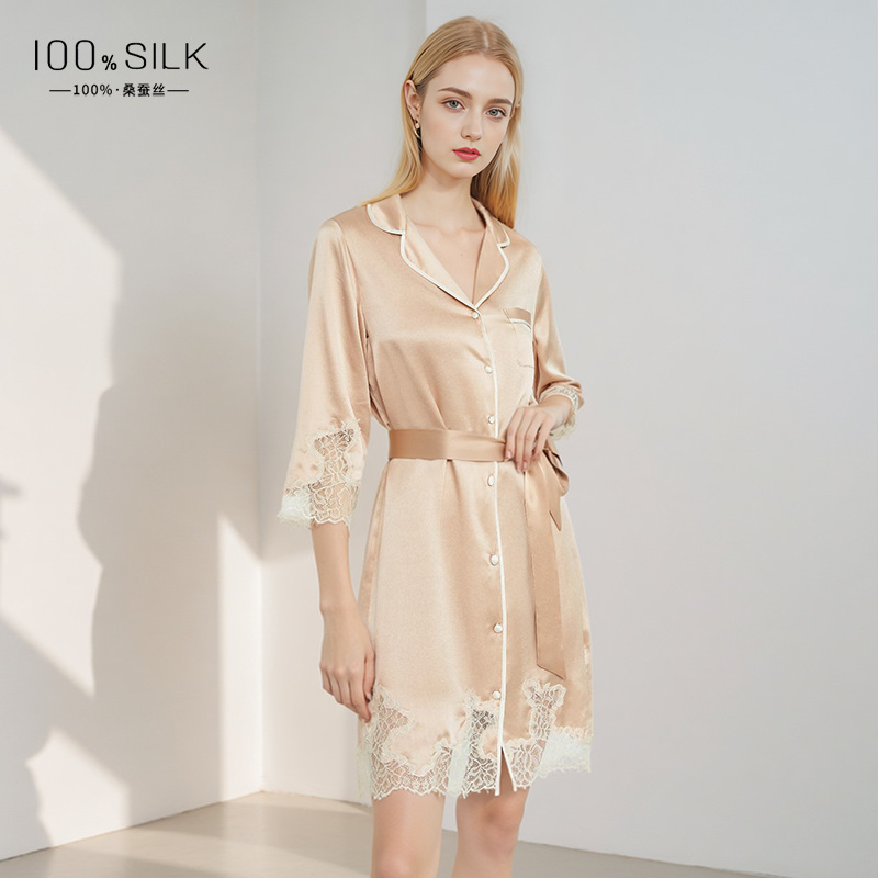 The 19 Momme 100% Mulberry Silk Nightgown - Image 4
