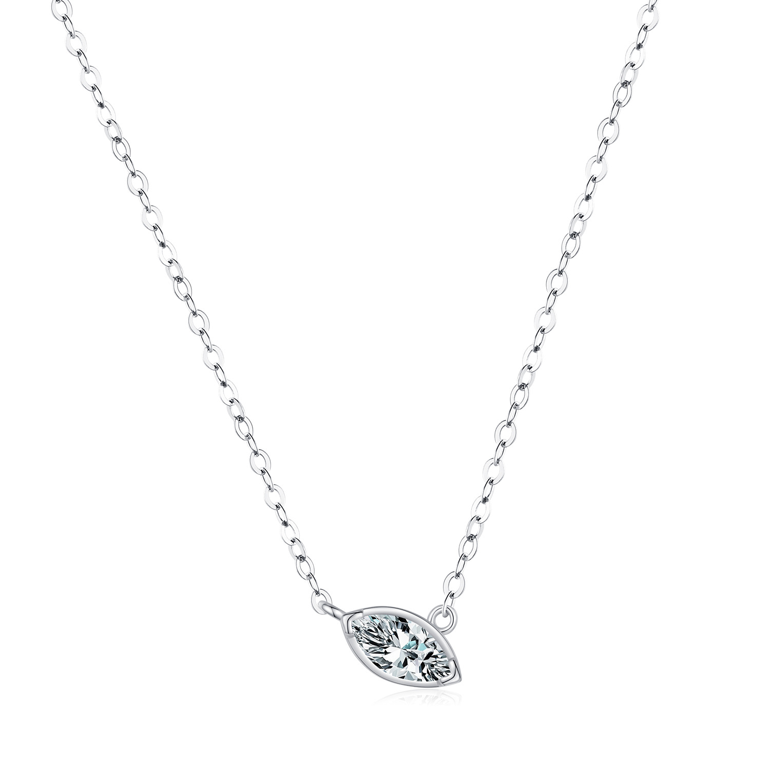 The S925 Sterling Silver Simple Pendant Necklace - Image 5