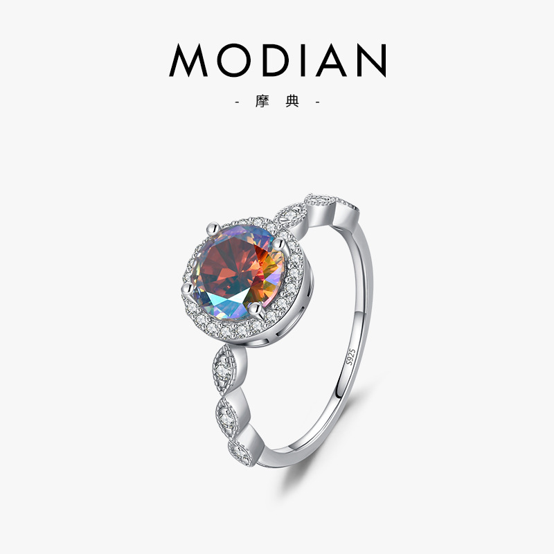 The S925 Sterling Silver Zircon Ring