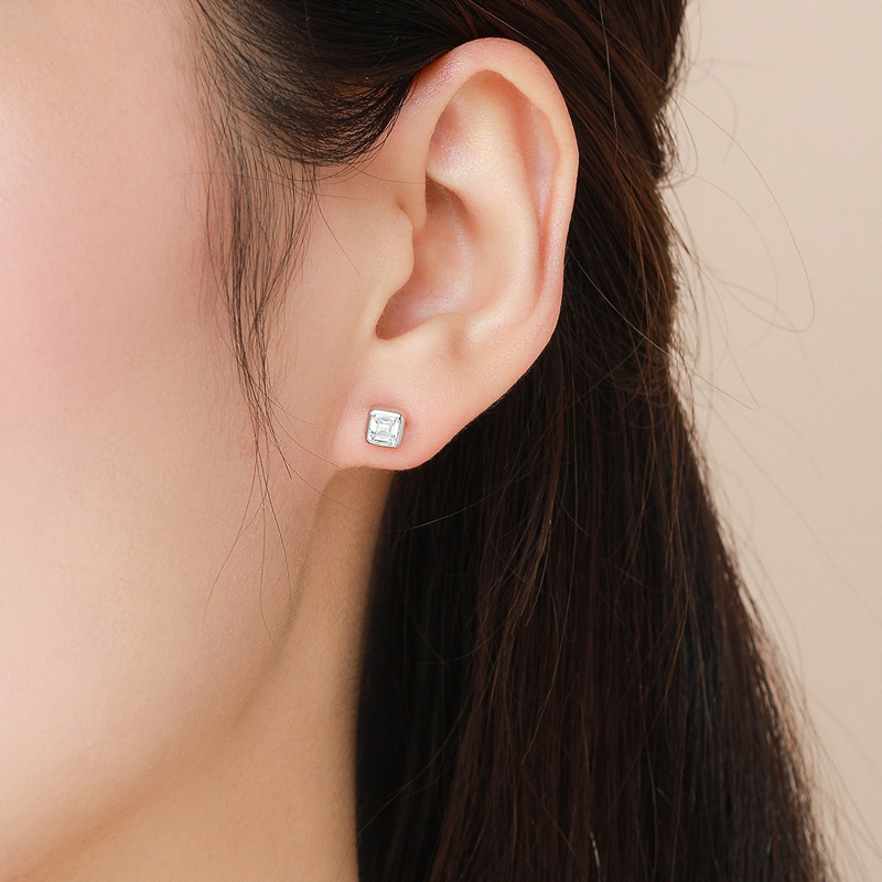 The S925 Sterling Silver Diamond Jewelry Set - Image 3