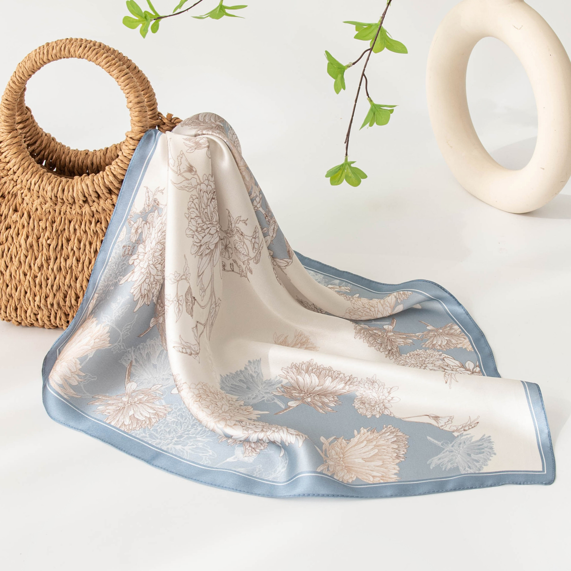 FHZ25-9535-1 Elegant Peony Blue