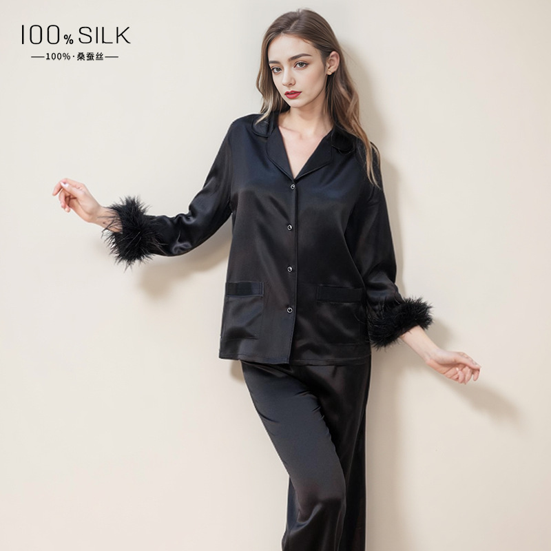 The 19 Momme 100% Mulberry Silk Pajama Set - Image 2