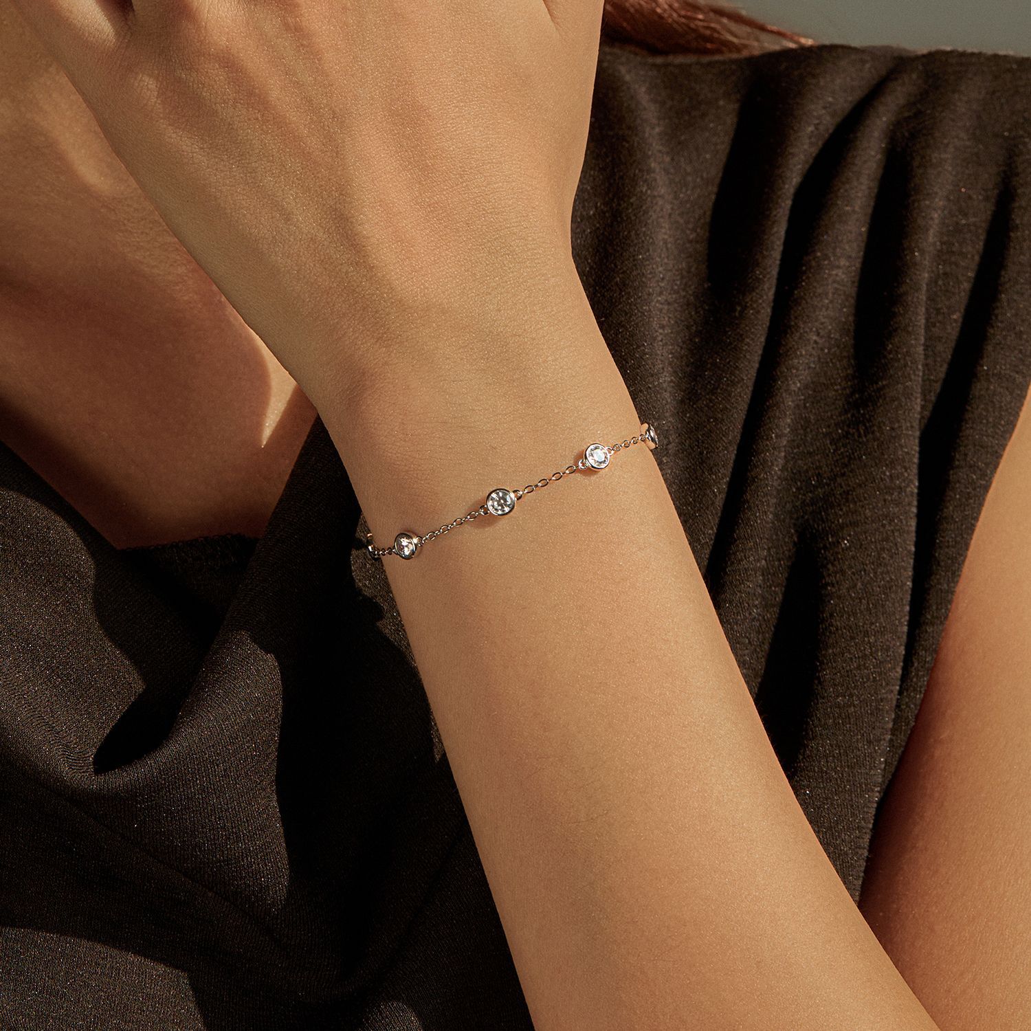 The S925 Sterling Silver Bubble Bracelet - Image 4