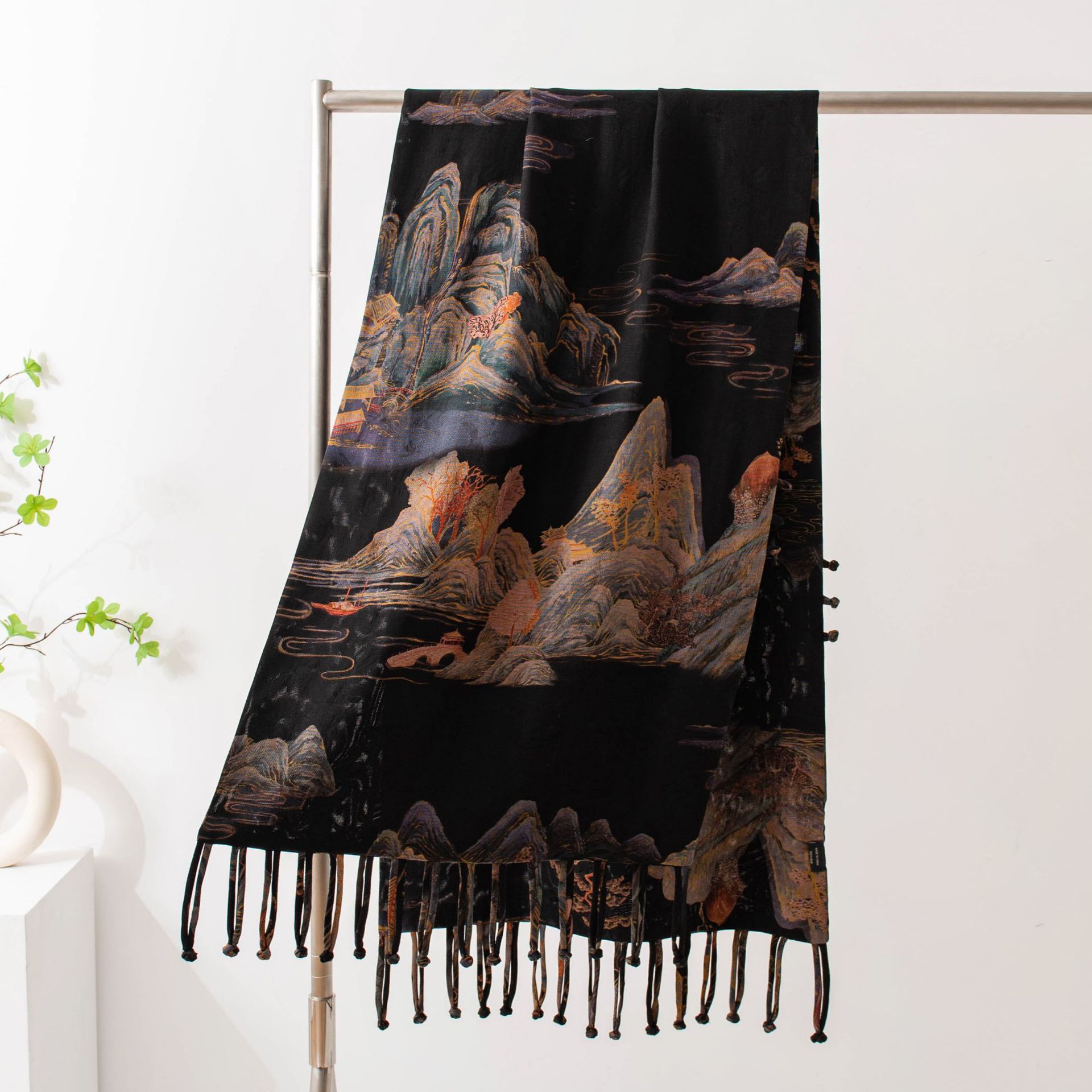 -5 Xiangyun Silk - Double Layer Ink Wash Thousand Miles